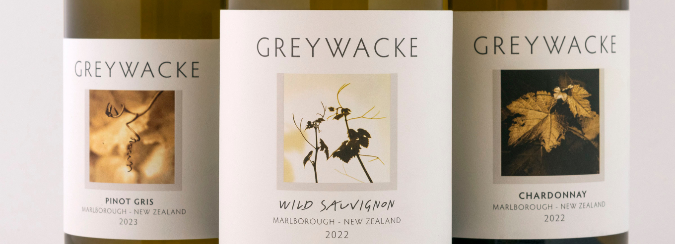 Greywacke wine bottle labels